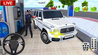 💦🔴Live Now🔴police Car Hyundai i20 N in The gas station 3D Driving Class Simulation games [upl. by Anivel]