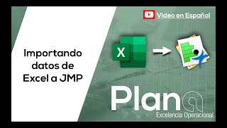 Cómo importar los datos de Excel a JMP [upl. by Tatiania]