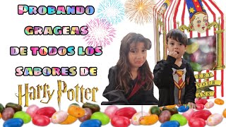 Probando grageas de todos los sabores de Harry Potter [upl. by Limann]