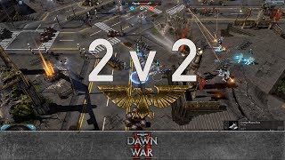 Dawn of War 2 Retribution  2v2  Thaggoraki  Grimm vs Broodwich  Atlas [upl. by Lareena764]