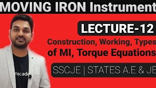 LECTURE12 I MOVING IRON Instrument I Attraction type amp Repulsion type Instrument I Rajkamal Sir [upl. by East]