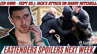 EastEnders Spoilers Ep 6985  Sept 25 2024 Jack Branning’s BRUTAL Attack on Harry Mitchell [upl. by Ennylyak903]