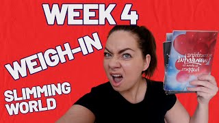 WEEK 4 WEIGH IN  SLIMMING WORLD WEIGHT LOSS JOURNEY [upl. by Ahtis]