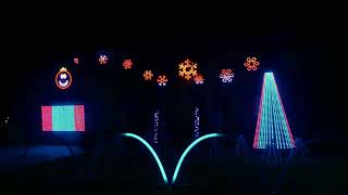 2022 Christmas Light Show Cozy Little Christmas  Katy Perry [upl. by Ardiek]