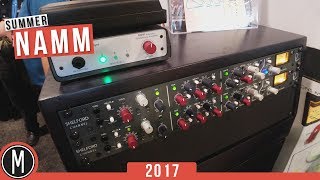 RUPERT NEVE SHELFORD CHANNEL  sE ELECTRONICS MICROPHONES and more  SUMMER NAMM 2017 [upl. by Aihsenak358]