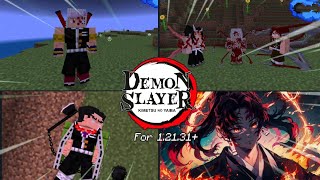 Minecraft demon slayer addon 12130demon slayer addon 12130addon de demon slayer 12130 [upl. by Essirehs994]