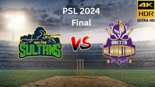 PSL 2024 Final Multan Sultans vs Quetta Gladiators  Match Highlights [upl. by Remmer]