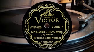 Tiny Parham and his Musicians Dixieland Doins  Stomp 1929 [upl. by Odraode677]