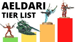 Aeldari Unit Tier List in 10th Edition Warhammer 40K Best and Worst in the Craftworld Eldar Index [upl. by Frederik]