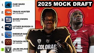 This 2025 NFL Mock Draft is SUPER WILD What Are They On [upl. by Englebert]