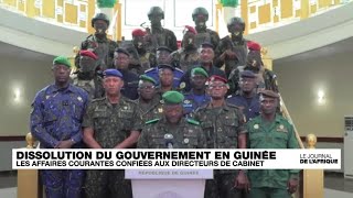 Dissolution du gouvernement en Guinée les directeurs de cabinet en charge des affaires courantes [upl. by Arataj565]