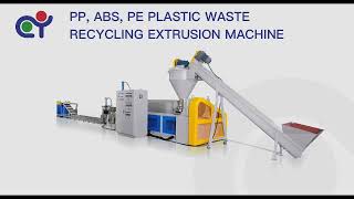 Waste Plastic Recycling Machine PEPPABSPS [upl. by Pedrotti]