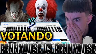 VOTANDO PENNYWISE ORIGINAL VS PENNYWISE MODERNO EPICAS BATALLAS DE RAP DEL FRIKISMO [upl. by Emmaline]