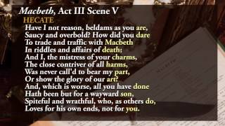 Macbeth Act 3 Scene 5 Analysis [upl. by Nnyladnarb167]