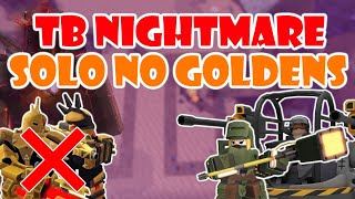 TOWER BATTLES NIGHTMARE SOLO NO GOLDEN JUG  Tower Defense X [upl. by Beth]