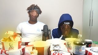 60 seconds of KSI eating KFC [upl. by Nashbar]