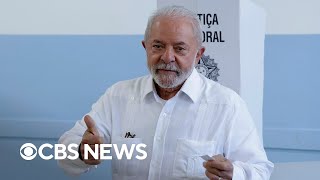 Luiz Inácio Lula da Silva wins Brazils presidential race over incumbent Jair Bolsonaro [upl. by Duval]