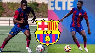 ✅Xavi dévoile un nouveau joyau de la masia du nom de Landry farré [upl. by Eahsram797]