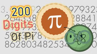 200 Digits Of Pi π Reanimation [upl. by Alemahs]