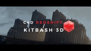 Redshift C4D with Kitbash 3D LIVE TUTORIAL [upl. by Ijuy]