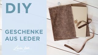 DIY Geschenke für Männer  einfache Ideen aus Leder selber machen [upl. by Templa]