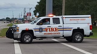 Escambia County Fire Rescue Battalion Chief 9 On Duty Battalion 3 [upl. by Smail]