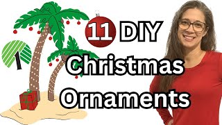 Dollar Tree DIY Christmas Ornaments  Budget Friendly Christmas Crafts [upl. by Aicemat]