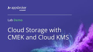 How to use CustomerManaged Encryption Keys CMEK and Cloud KMS with Google Cloud Storage [upl. by Karoly]