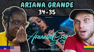 REACTION TO Ariana Grande  3435 Official Live Performance  FIRST TIME WATCHING [upl. by Job]