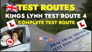 King’s Lynn Driving Test Route 4  Complete Test Route [upl. by Judy]