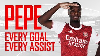 The best of Nicolas Pepe  Every goal and assist  201920 [upl. by Idoc]