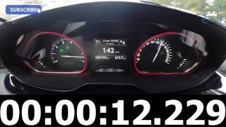 Peugeot Sport 208 GTi 0204 kmh 208 HP Acceleration Test Sound [upl. by Ycal]