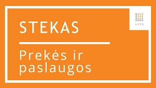 10 Prekių ir paslaugų atsargų suvedimas apskaitos programoje STEKAS apskaita  LITS [upl. by Hserus966]