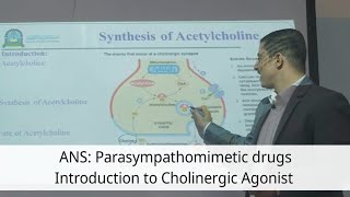 6 ANS Introduction to Cholinergic Agonist Parasympathomimetic [upl. by Sokem]