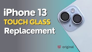 iPhone 13 only touch glass replacement  100  original  easy method tech iphonerepairing viral [upl. by Arutnev168]