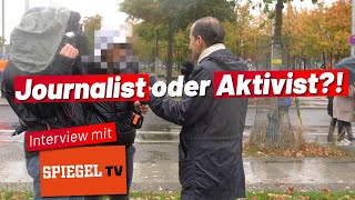 Journalist oder Aktivist Im Interview mit SPIEGEL TV [upl. by Tatianna]