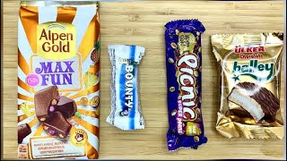 New candy unpacking Lets enjoy Max Fan chocolate and cookies together ASMR issue 98 [upl. by Nhguaval]