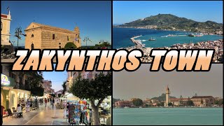 ZAKYNTHOS TOWN  Greece 4k [upl. by Vassaux940]