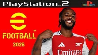 PES 2025 PS2 ISO EFOOTBALL ATUALIZADO DOWNLOAD GRÁTIS [upl. by Orianna]