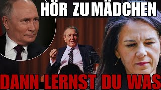 💥GERHARD SCHRÖDER SAGT UNFASSBARES💥 [upl. by Comptom]