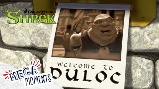 Welcome To Duloc 🏰  Shrek  Movie Moments  Mega Moments [upl. by Lowrance]