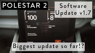 Polestar 2 software update v17  Impressive new features [upl. by Drahsar]