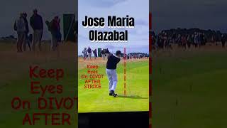 Jose Maria OLAZABAL PURE IRON SWINGER shorts diy golftips golf golfer short golfswing power [upl. by Natka735]