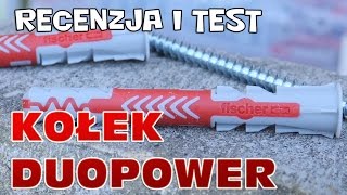 Uniwersalny kołek do betonu pustaka płyty gipsowej  DUOPOWER fischer [upl. by Gilus]