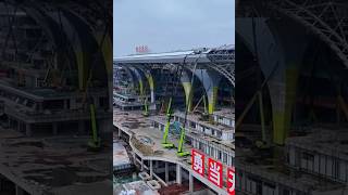 latest progress of largest highspeed railway station under construction Chongqing East Station [upl. by Obelia]