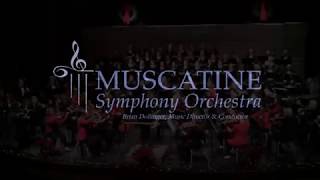 John Rutters quotChristmas Lullabyquot performed by the Muscatine Symphony Orchestra [upl. by Ilise]