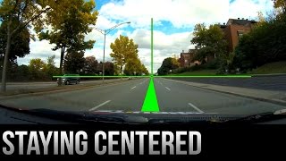 How to Stay Centered in Your Lane  Driving Tips [upl. by Nnylatsyrc330]