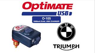 OptiMate USB NL O105 3300mA dubbele USBlader [upl. by Sinned]