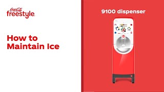 CocaCola Freestyle 9100 Dispenser — How to Maintain Ice [upl. by Fina]