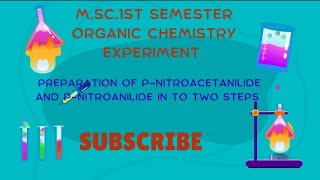 preparation of pnitroacetanilide and pnitroaniline in to two steps [upl. by Shane]